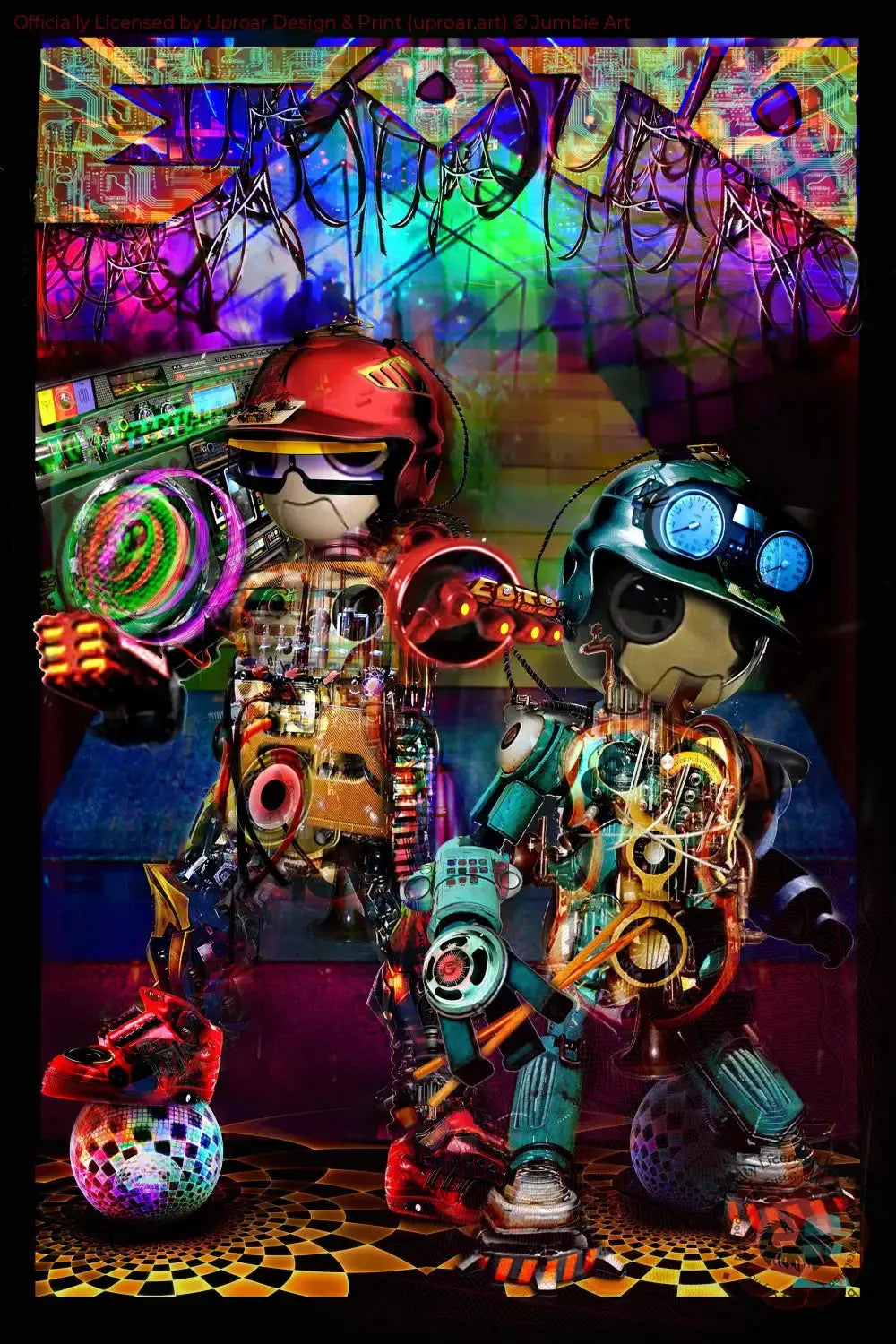 Boombox Robots Jumbie Art