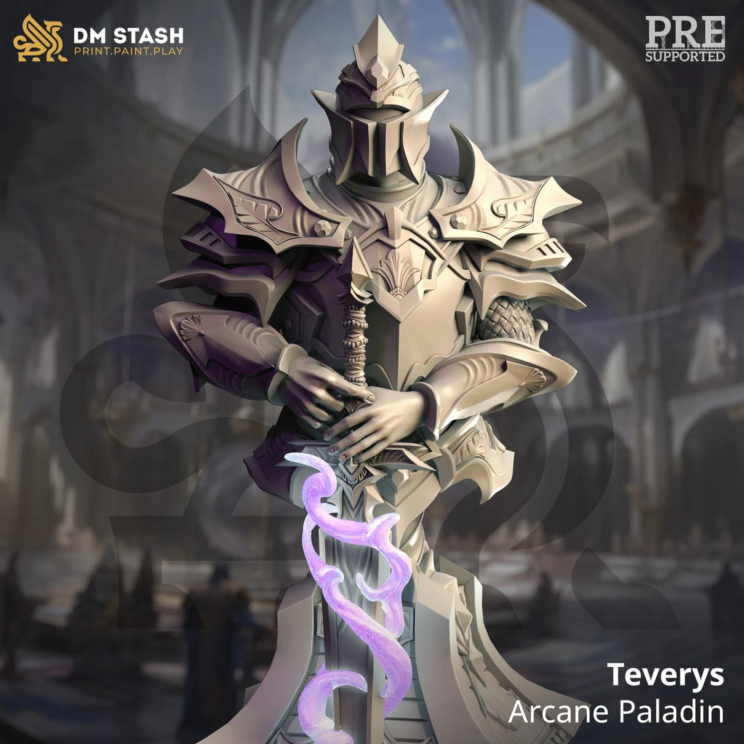 Bust of Teverys - Arcane Paladin Dungeon Master Stash