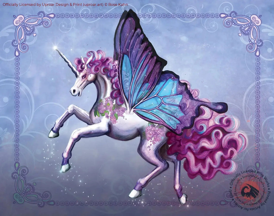 Butterfly Lilac Rose Kahn