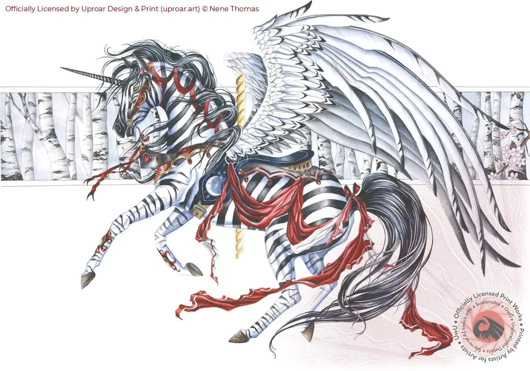 Carousel Horse Moonlight Silver Nene Thomas