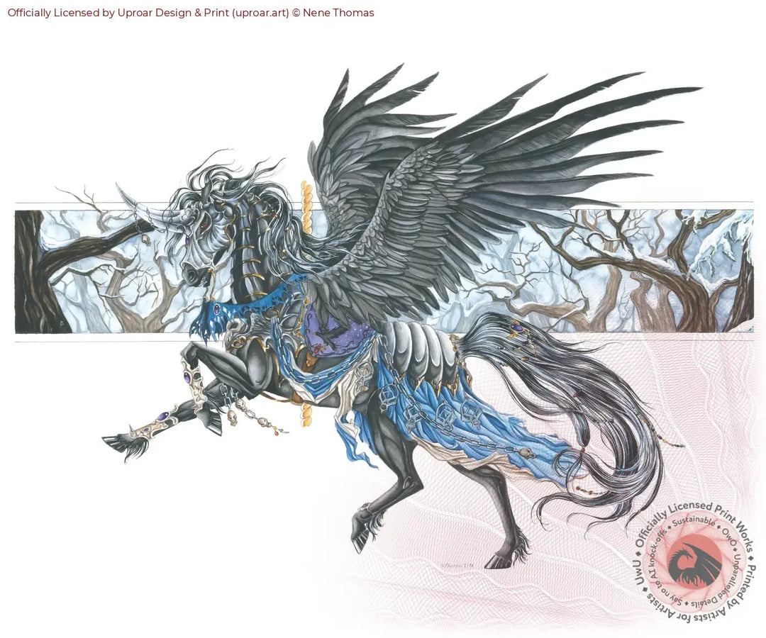 Carousel Horse Raven Black Nene Thomas