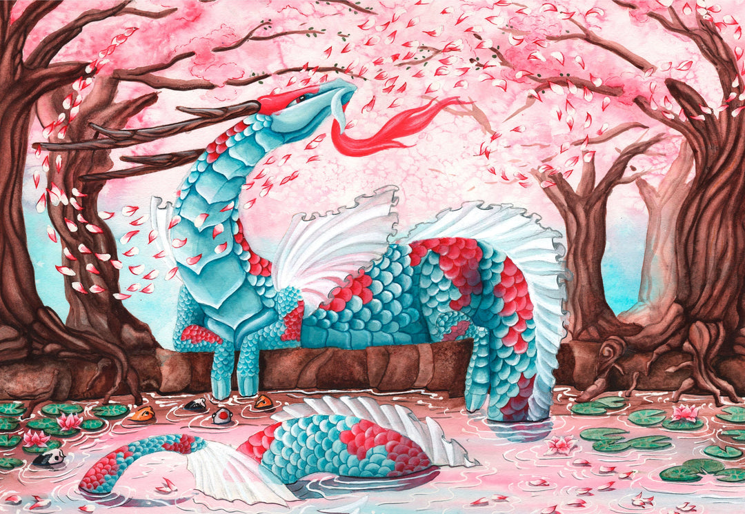 Cherry Blossom Breezes by Carla Morrow