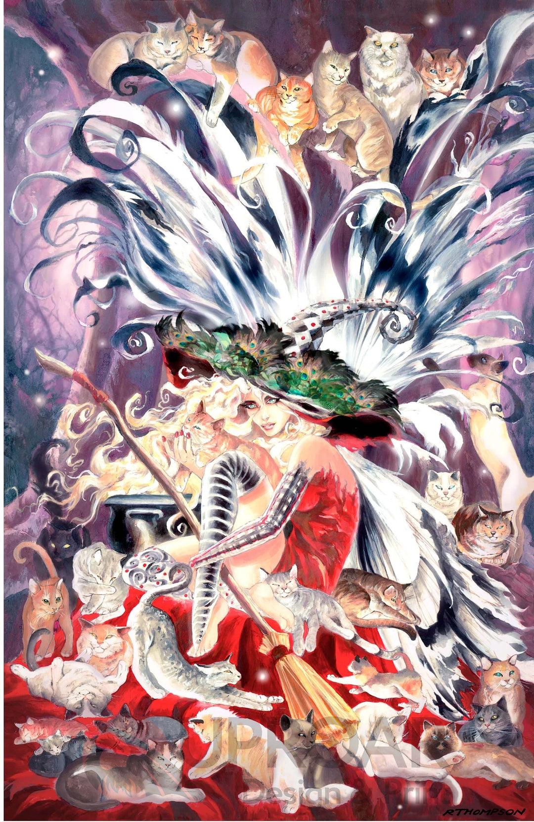Faerie Witch of Cats by Ruth Thompson