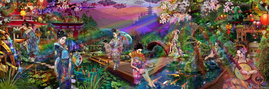 Geisha Garden Jumbie Art