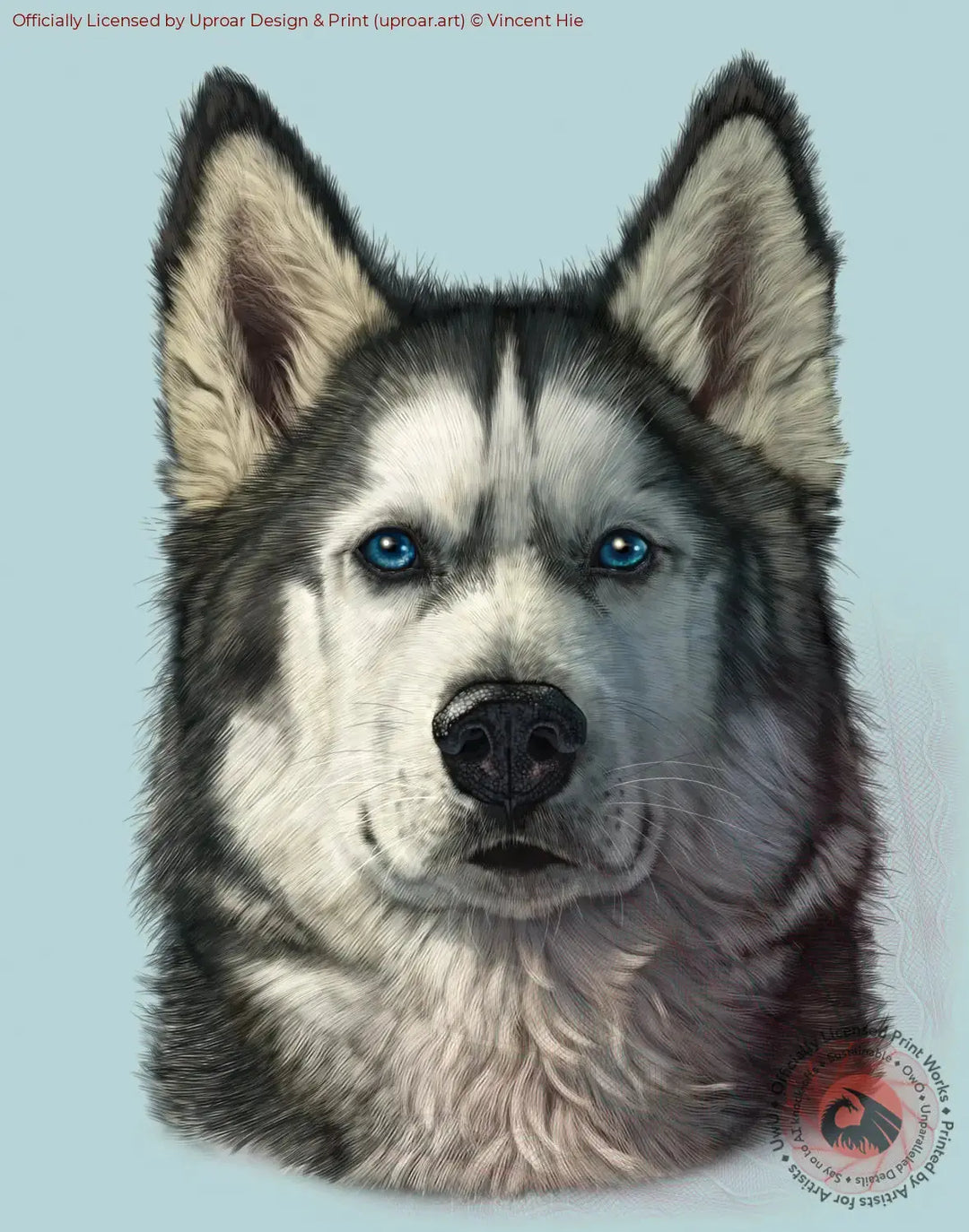 Husky Portrait Vincent Hie