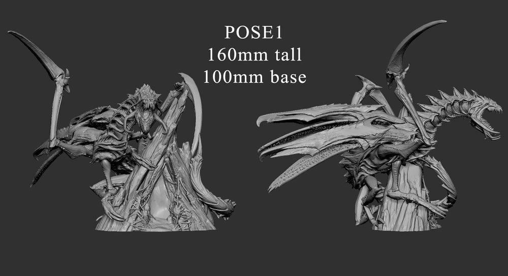 Insectoid Dragon Pose 01 (2023) Mini Monster Mayhem