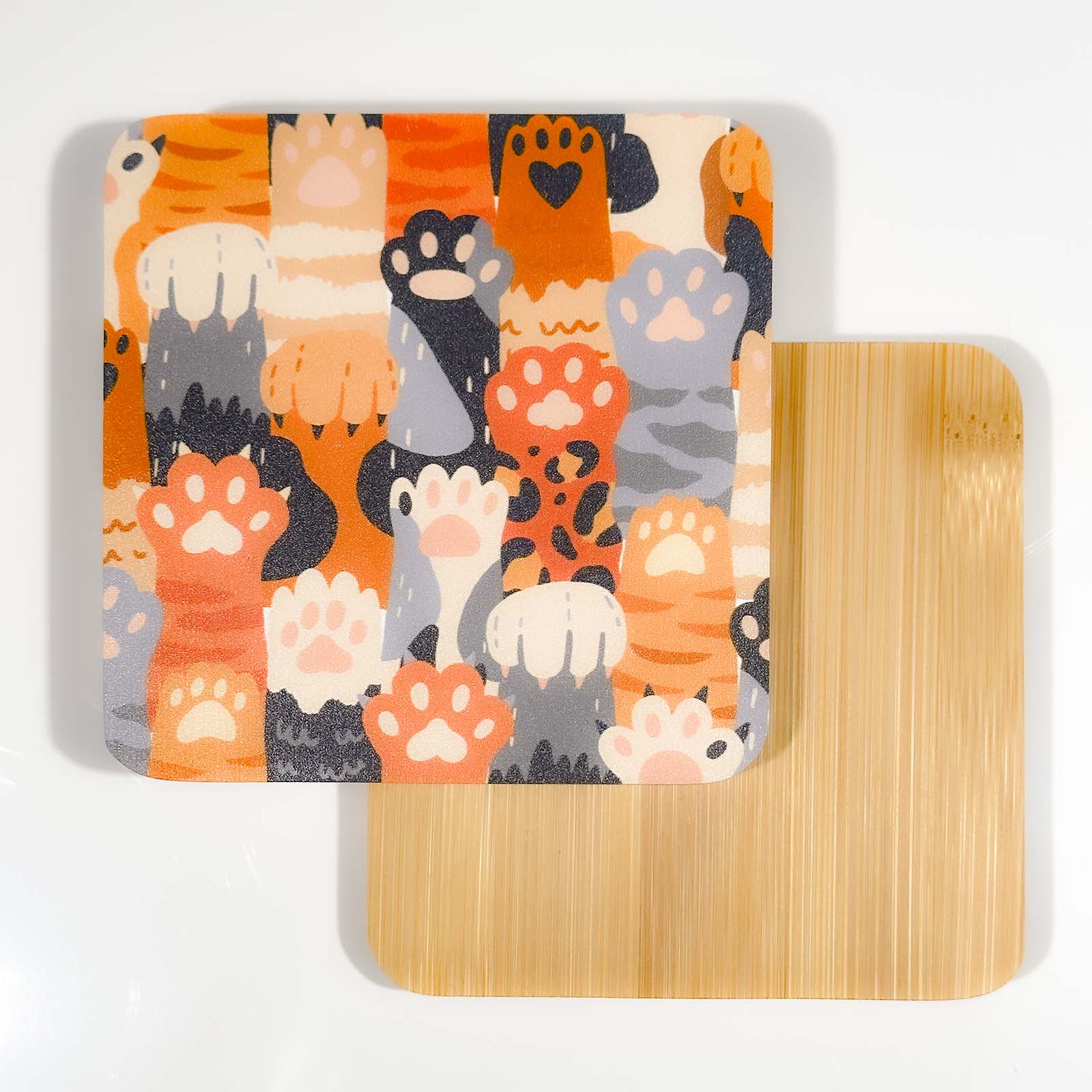 Bamboo Coasters Uproar.art