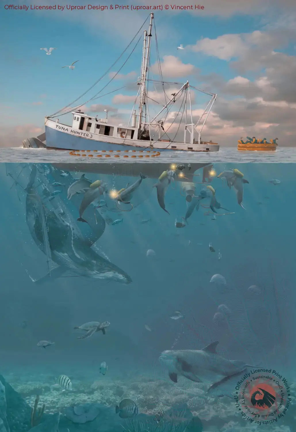 Rage Of The Dolphin Posters Prints & Visual Artwork