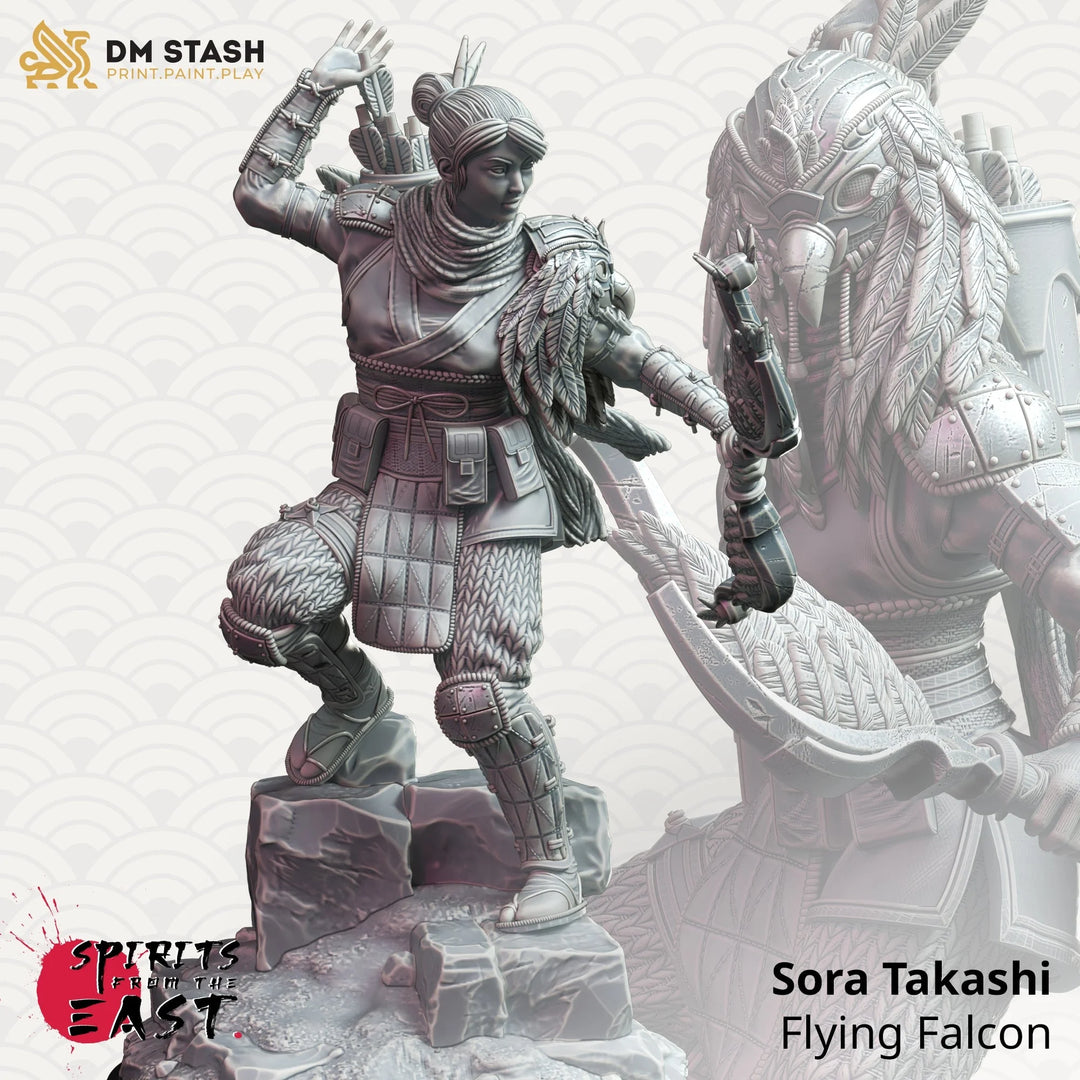 Sora Takashi - Flying Falcon - Uproar Design & Print