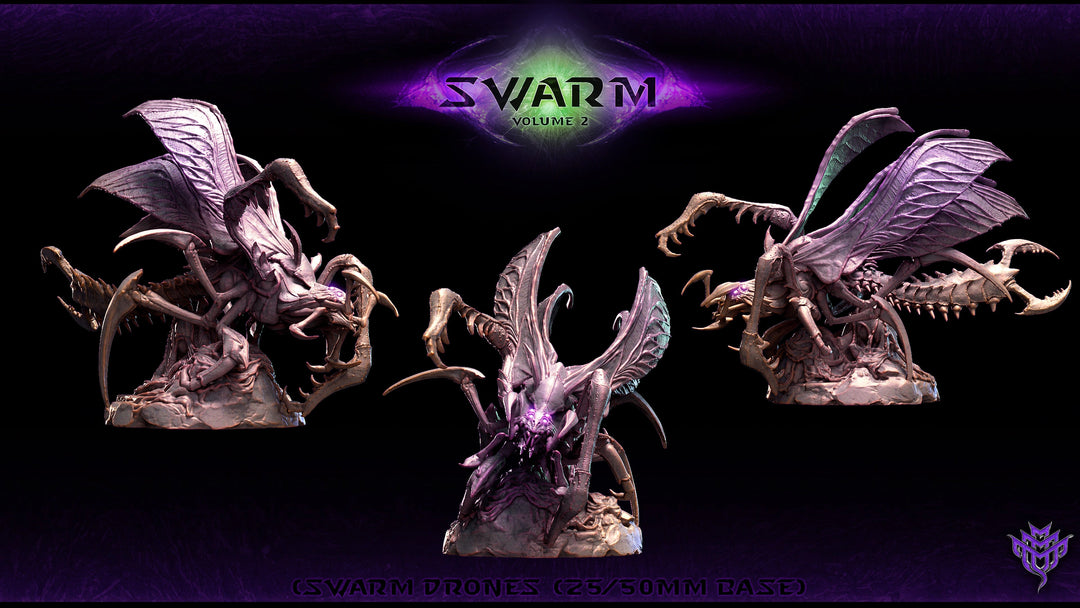 Swarm Drones Pose 01 - Uproar Design & Print