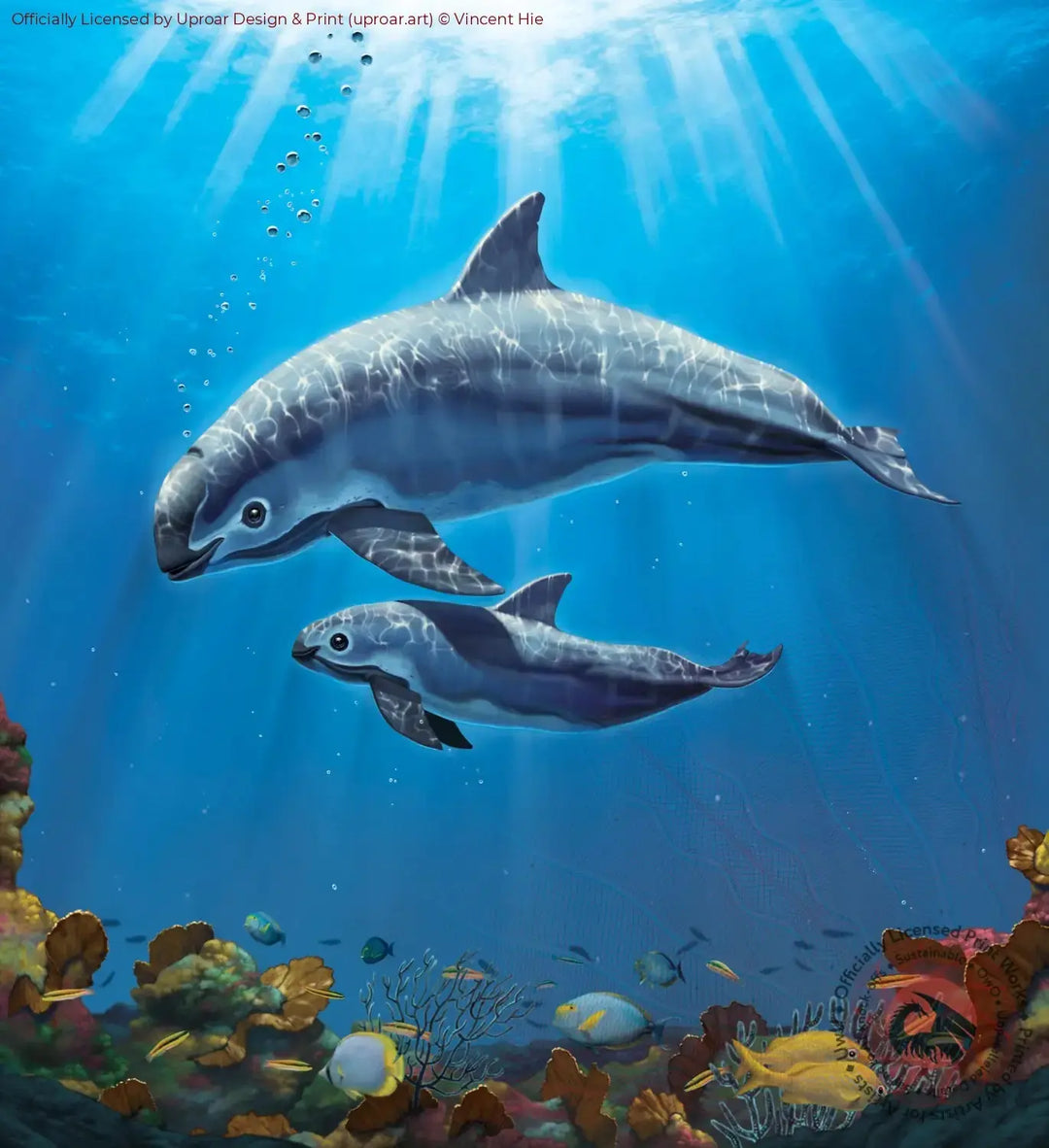 Vaquita Critically Endangered Posters Prints & Visual Artwork