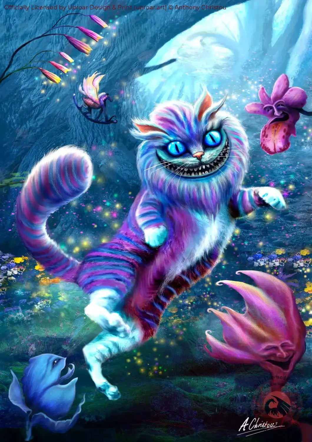 Blue Eyed Cheshire Cat Anthony Christou
