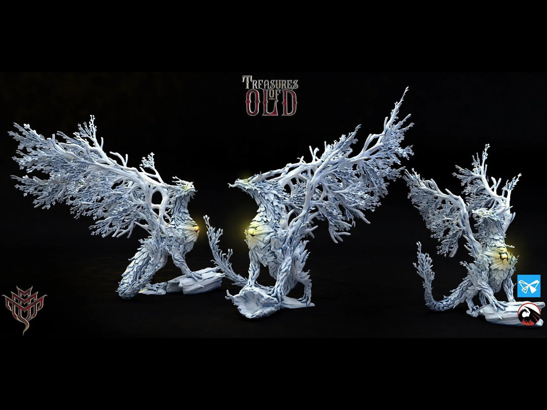 Forest Dragon Regal Stance - Treasures of Old by Mini Monster Mayhem | Printing Services by Uproar Design & Print