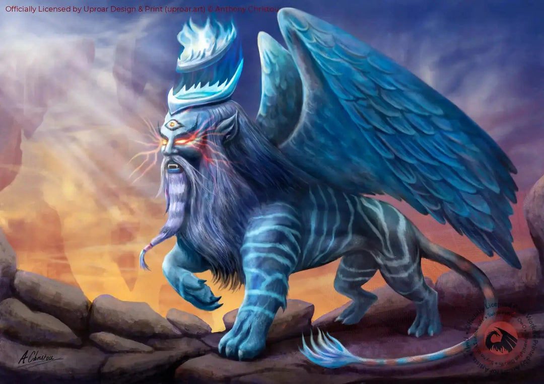 King Sphinx Lamassu Anthony Christou