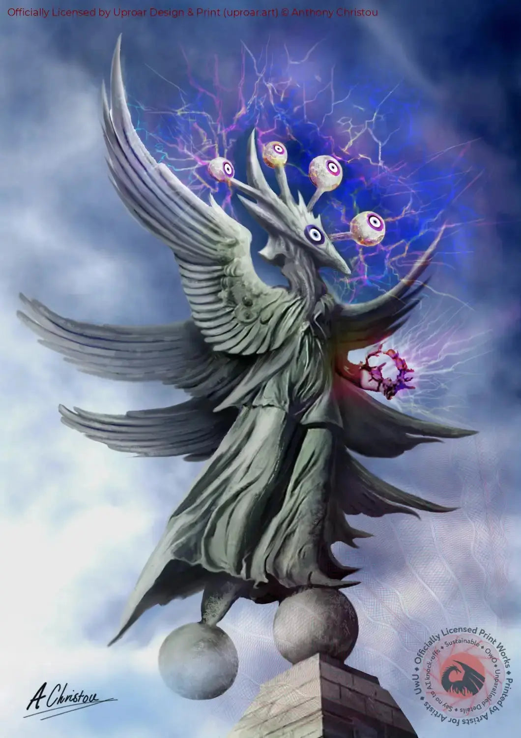 Surreal Eye Angel Anthony Christou