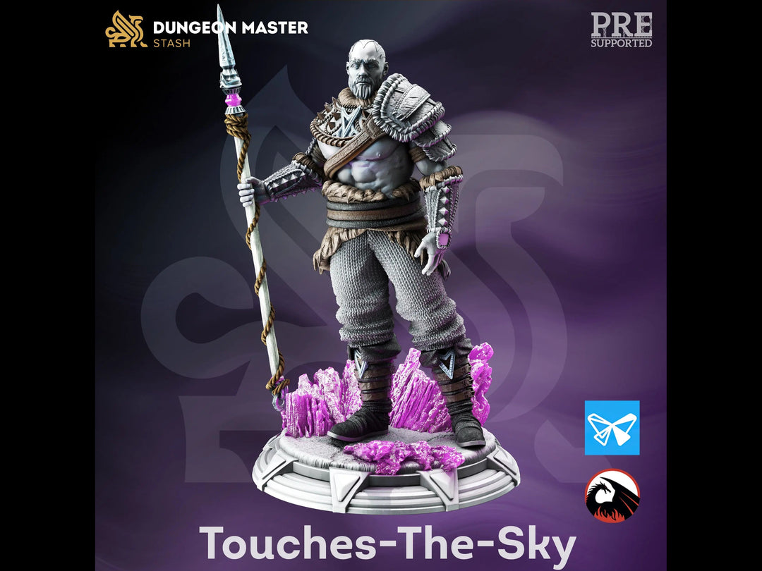 Touches-The-Sky - Brawn & Brains by Dungeon Master Stash | Printing Services by Uproar Design & Print