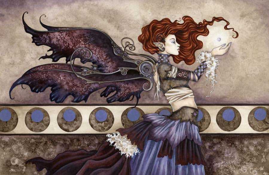 Fantasy fairy art print for home decor