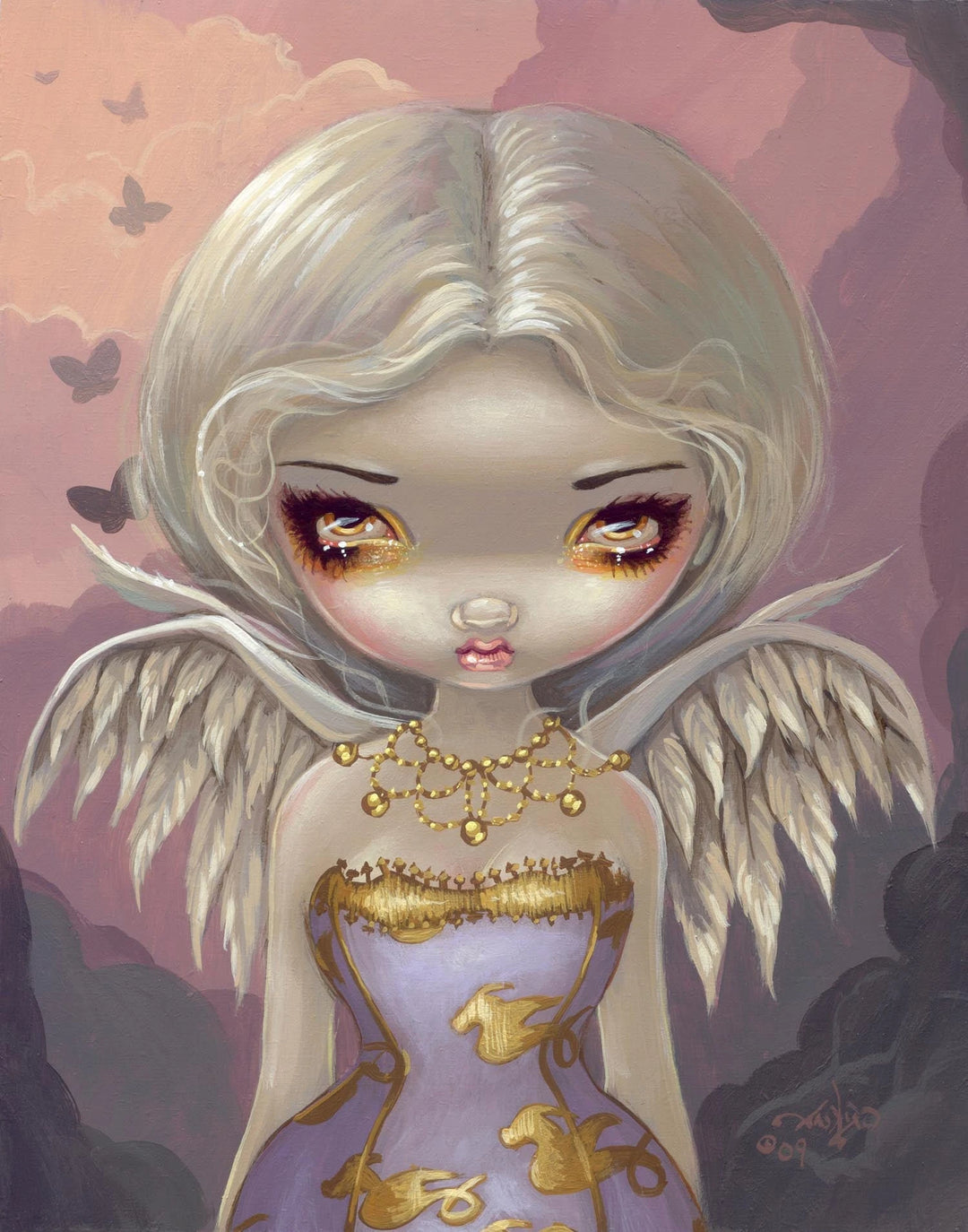 Angel In Lilac Jasmine Becket-Griffith