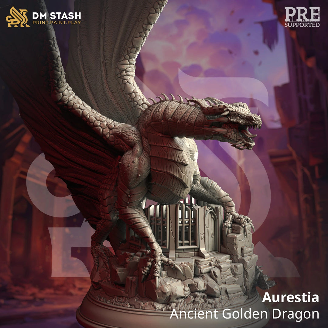 Aurestia - Ancient Gold Dragon Dungeon Master Stash