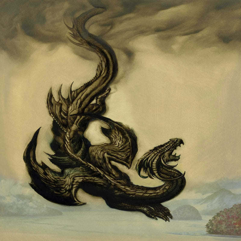 Dragon art print for home decor