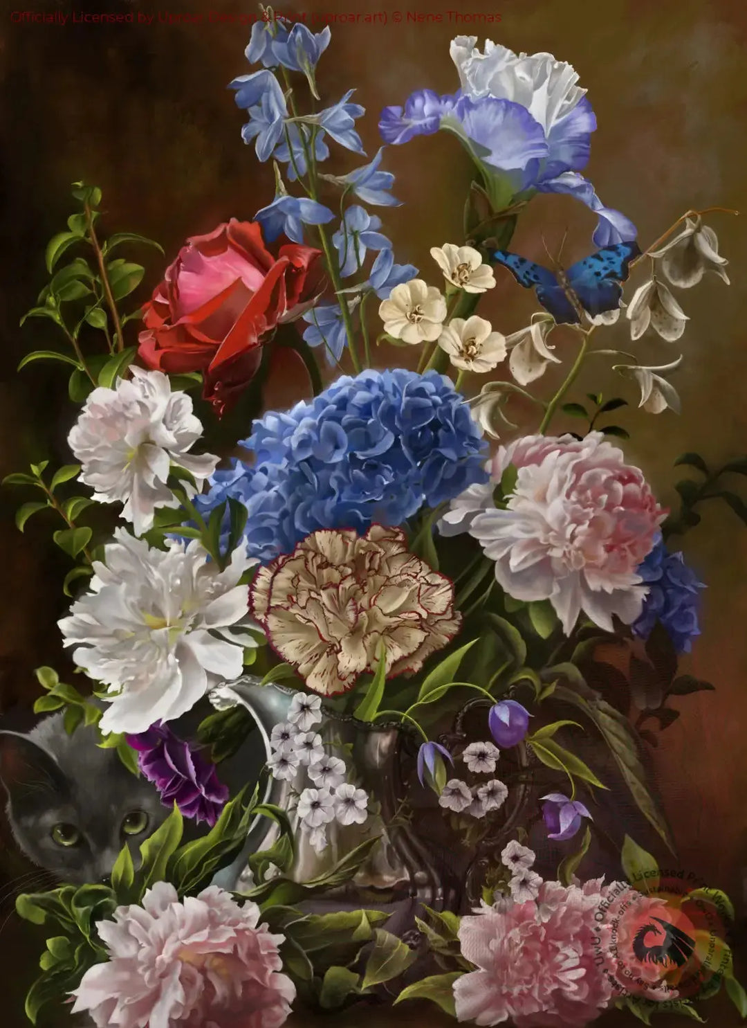 Bouquet In Blue Nene Thomas