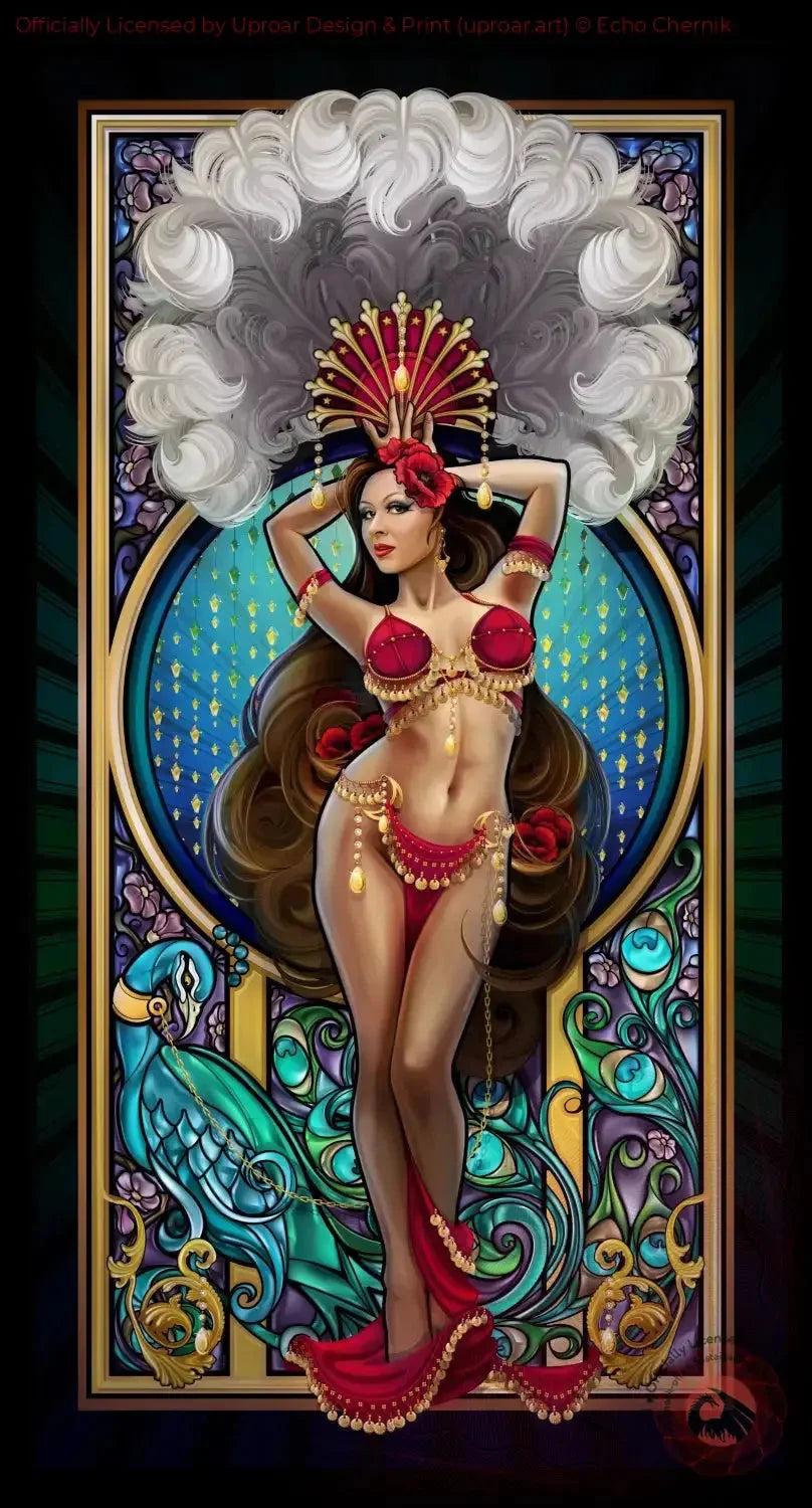 Burlesque Belly Dancer (Con) - Uproar Design & Print