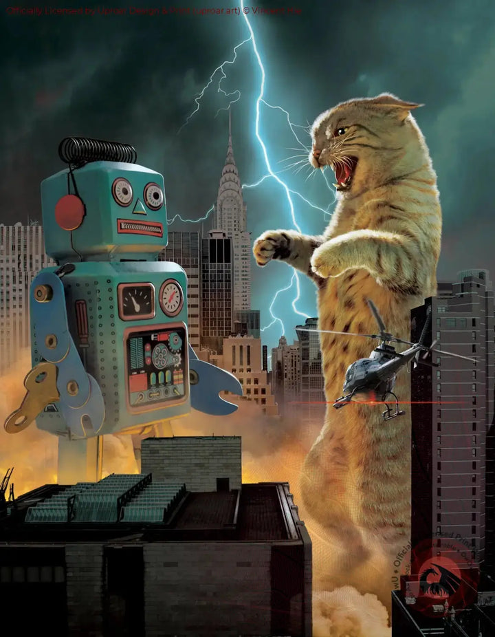 Catzilla vs Robot Vincent Hie