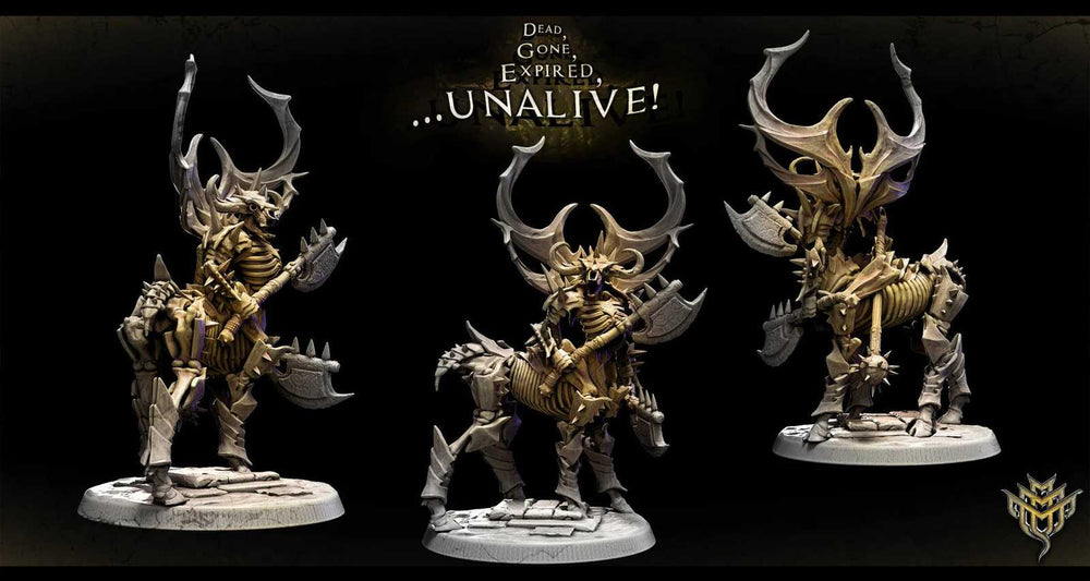 3D printed Centaurs miniatures for D&D campaigns