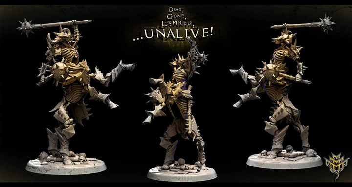 Miniature Centaurs models with armor and weapons for gaming