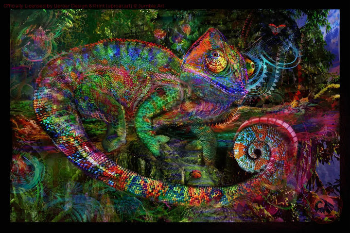 Chameleon Jumbie Art