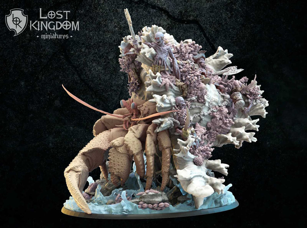 Lost Kingdom Miniatures Corpsed Hermit Crab fantasy scale model