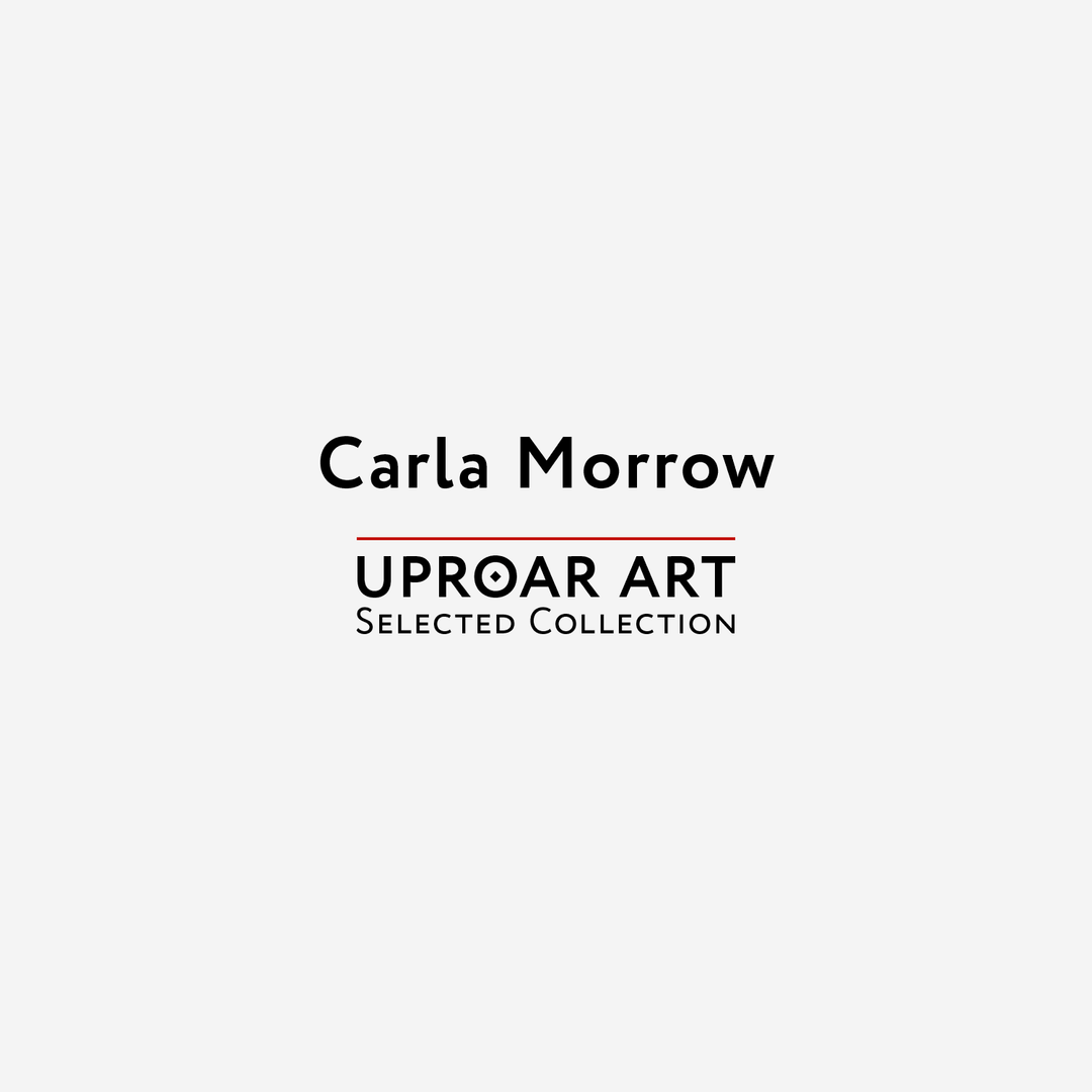 Carla Morrow fantasy art print featuring vibrant, colorful dragons and magical creatures, perfect for collectors, on a light gray background