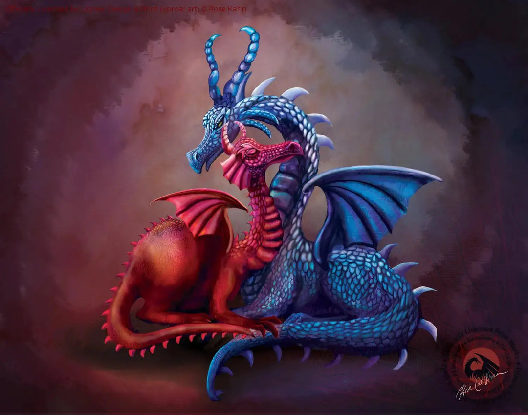 Cuddling Dragons Rose Kahn