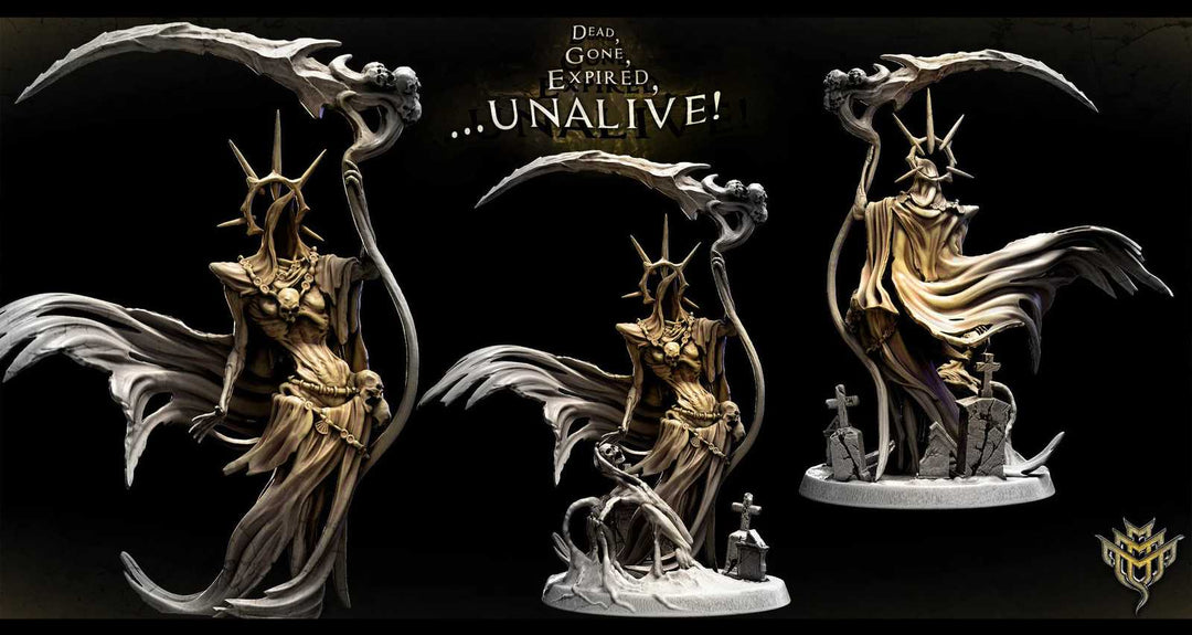 Death Merchant 3D scale model figurine for tabletop gaming
