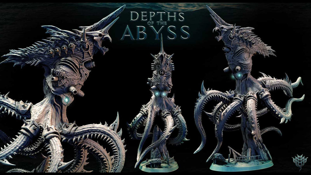 Devious Kraken 3D model for Depths of the Abyss tabletop game