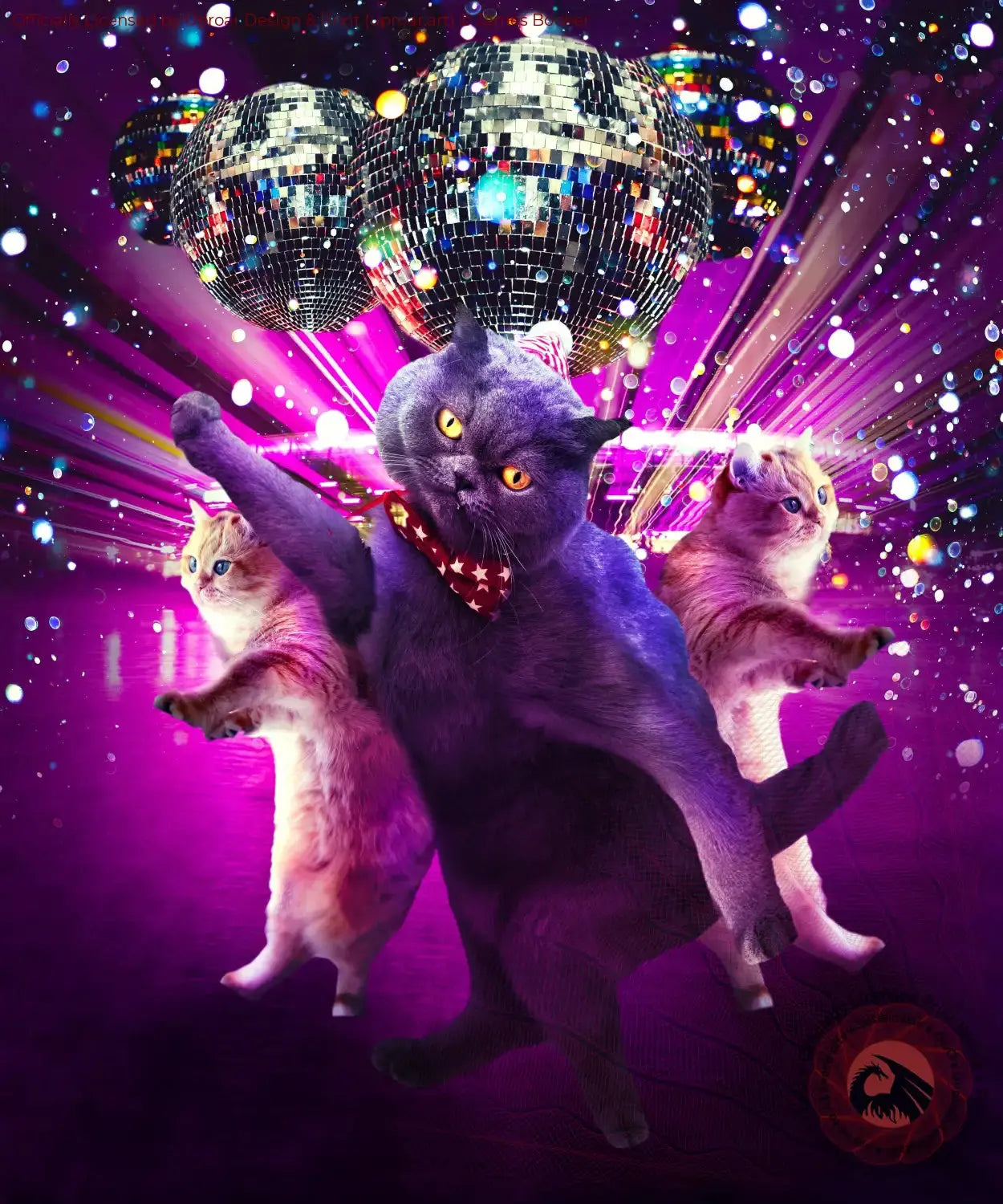 Disco Cat Rave | uproar.art β Uproar Design & Print