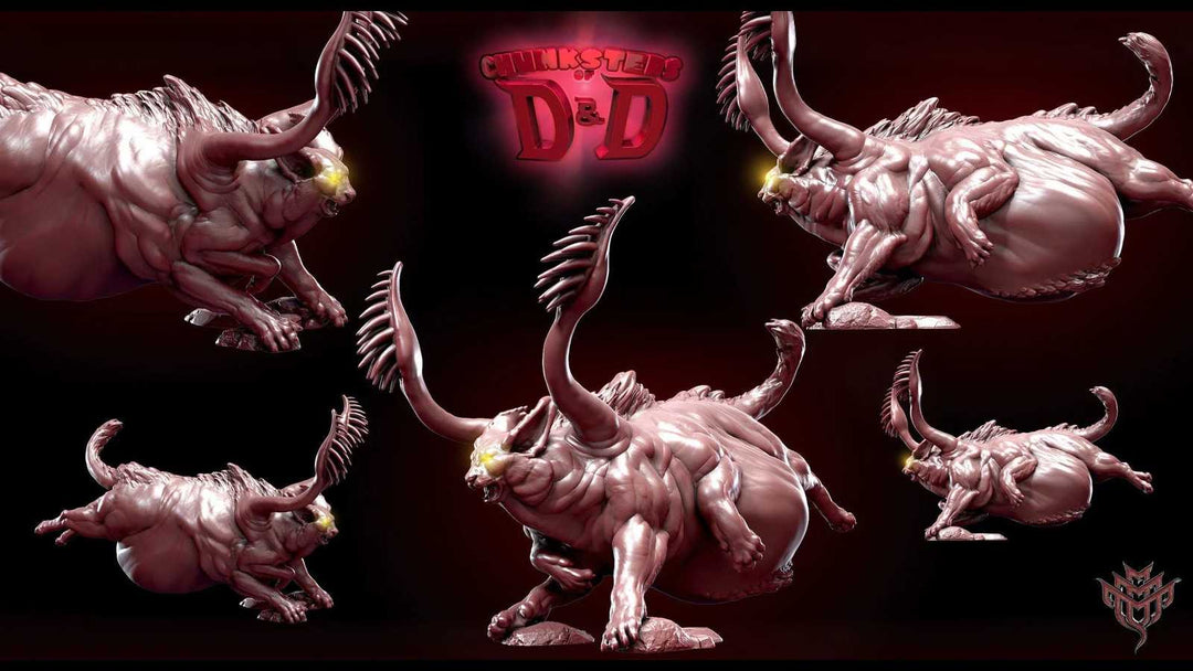 Displacer Loaf Pose 01 3D model for D&D