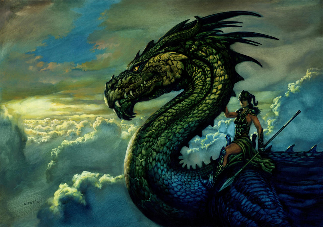 Dragon Amazonas (Metal Print Edition) Ciruelo