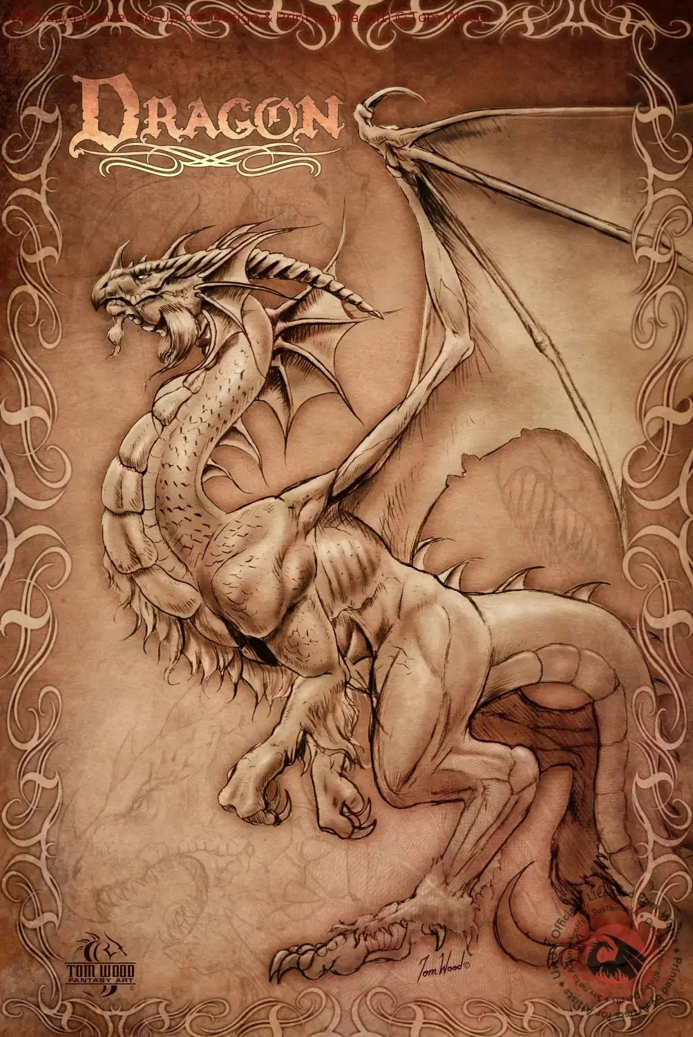 Dragon Parchment Tom Wood