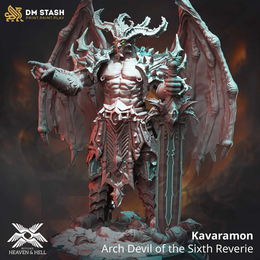 Kavaramon - Arch Devil of the Sixth Reverie fantasy scale model
