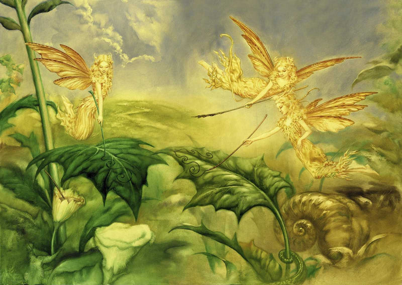 Fairies Art by Ciruelo open edition art print for home decor