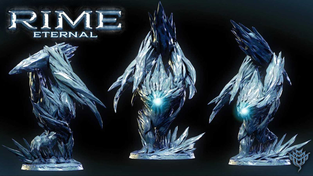 Glacier Behemoth Pose 02 scale model for D&D