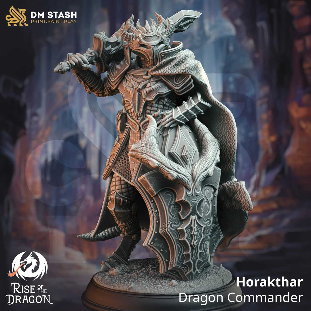 Dragon Commander scale model for tabletop gaming