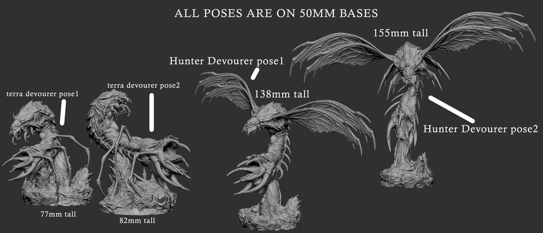 Hunter Devourer Pose 01 Mini Monster Mayhem