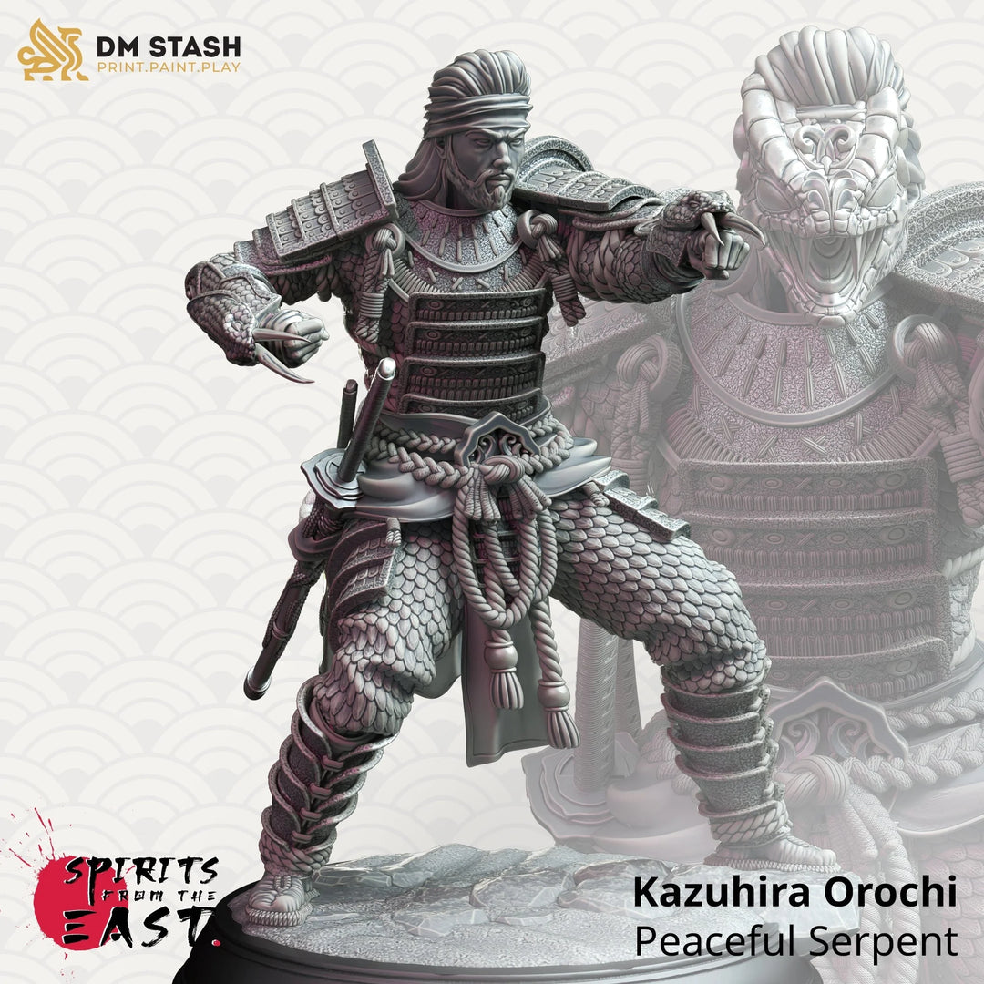 Kazuhira Orochi - Peaceful Serpent - Uproar Design & Print