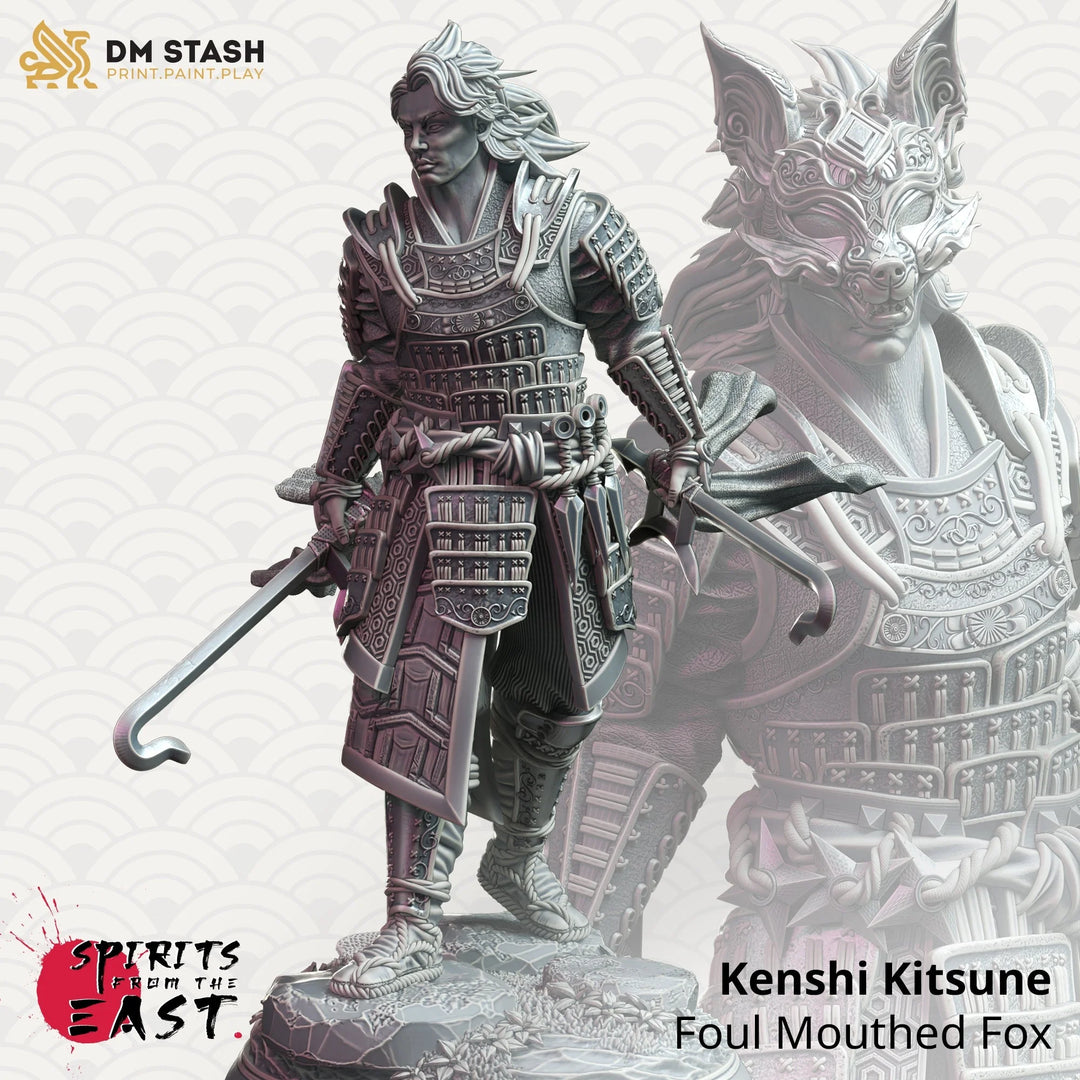 Kenshi Kitsune - Foul Mouthed Fox - Uproar Design & Print