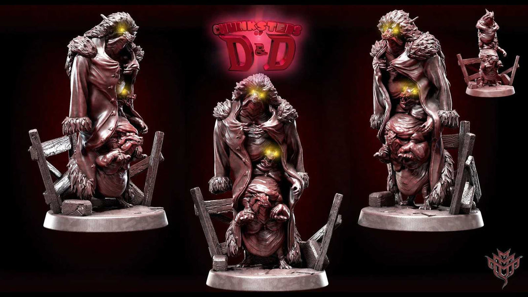 Kobold - Thick Stack 3D model for D&D tabletop gaming
