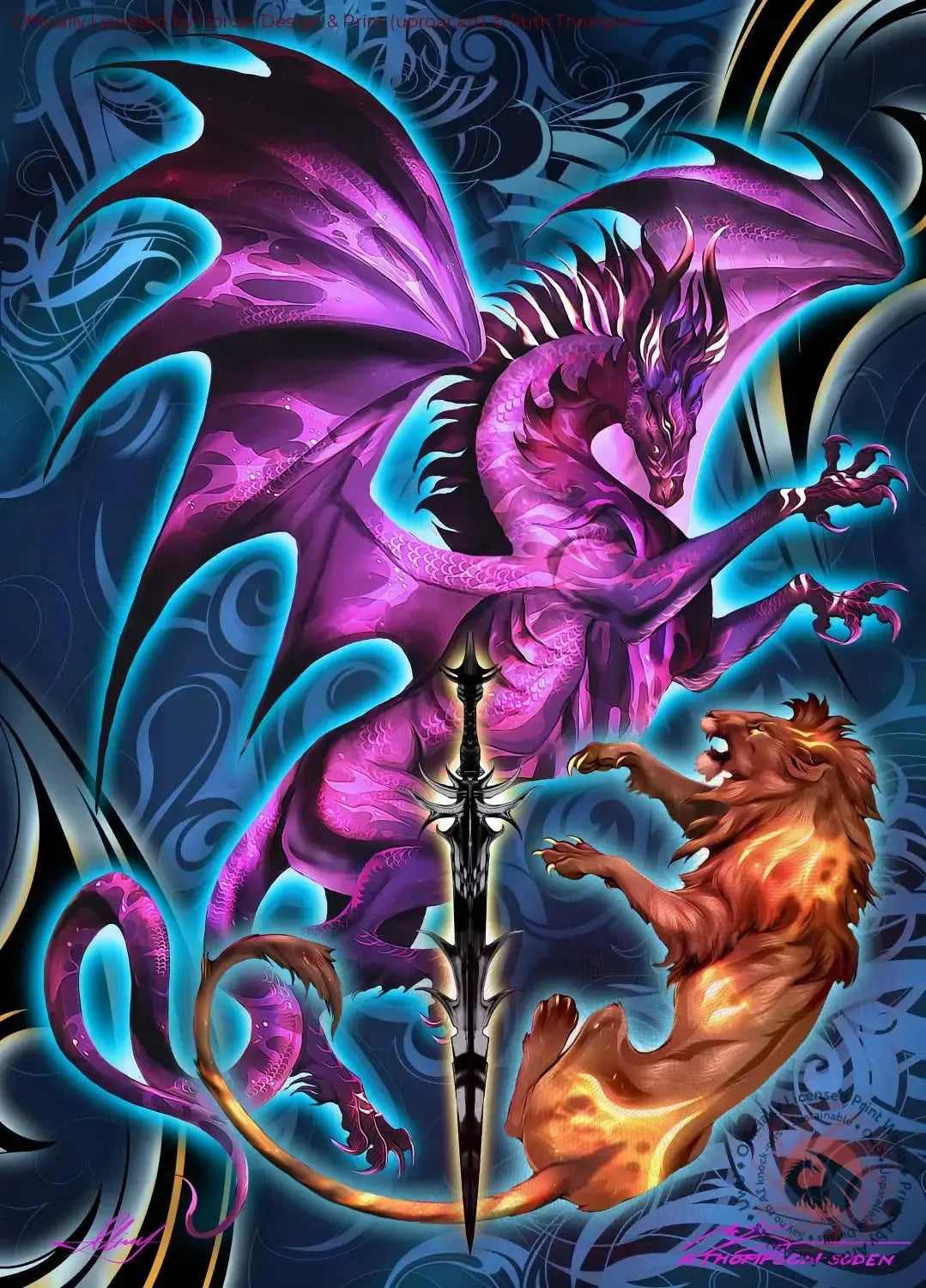 Lion Blade (Con) - Uproar Design & Print