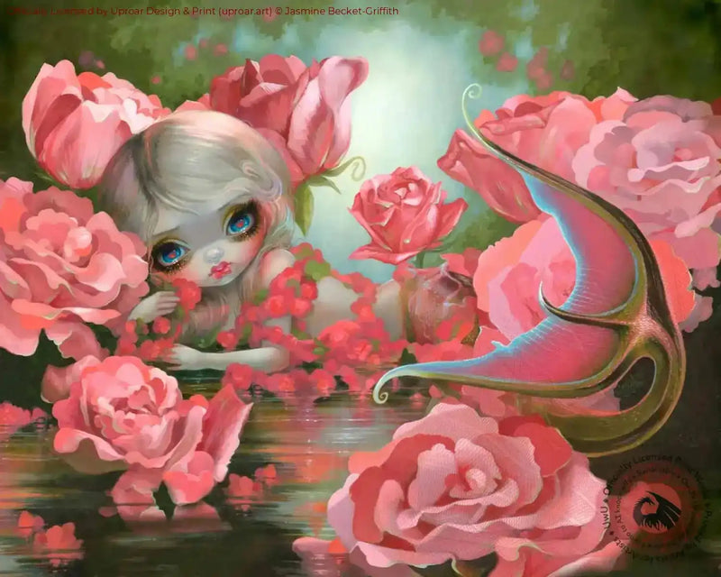 Mermaid With Roses - Uproar Design & Print