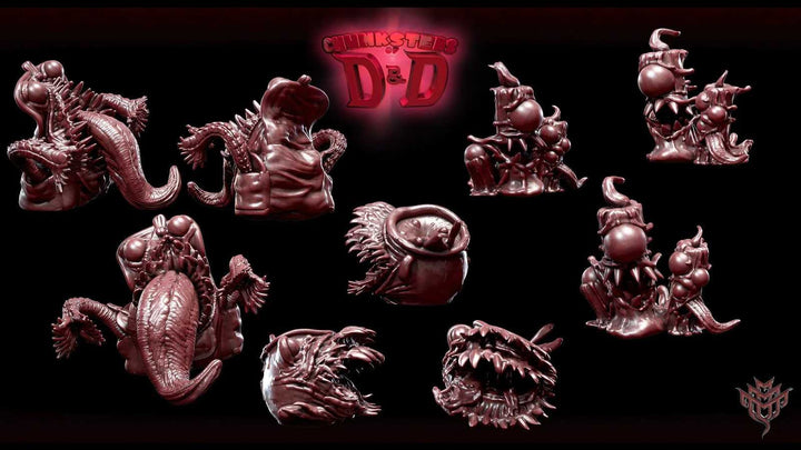 D&amp;D Mimics 3D printed miniatures for tabletop gaming